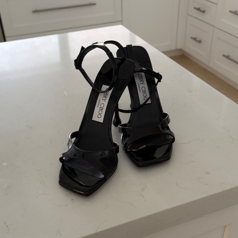 Jimmy Choo Glossy Black Heels